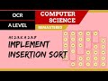 Insertion Sort Quiz