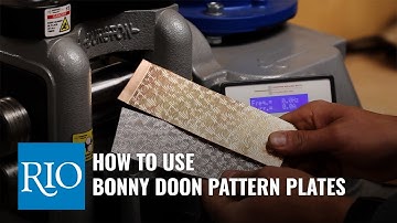 Texturing Metal for Jewelry with Bonny Doon Pattern Plates