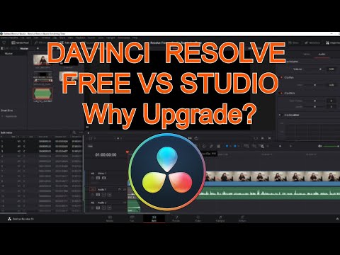 difference between davinci resolve studio and free