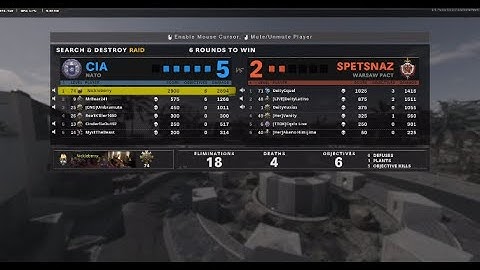 CoD Black Ops Cold War 1v6 Search and destroy Raid