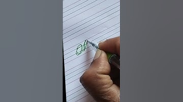 beautiful name Mahi in modern calligraphy / improve handwriting / amazing writing #shorts