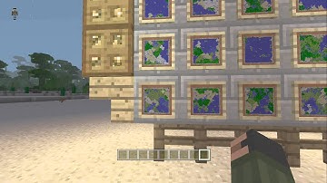 Minecraft XBOX ONE All 25 Maps Loaded In Item Frames