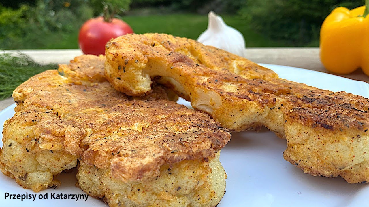🥦 Сделайте вот такую цветную капусту! Хрустящий снаружи, мягкий внутри! Рецепт за 10 минут! 👌