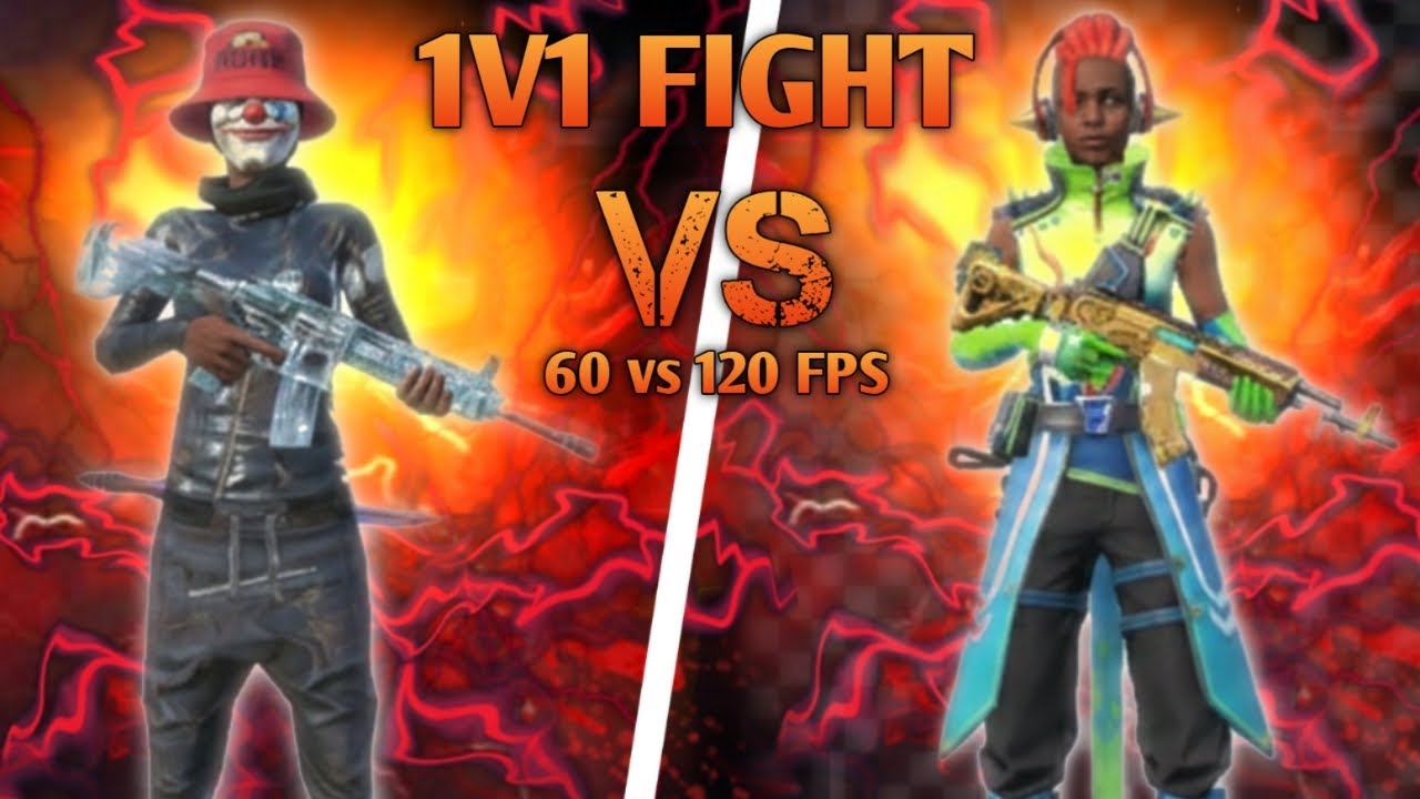 60 VS 120 FPS || INTENSE 1V1 GAMEPLAY - YouTube