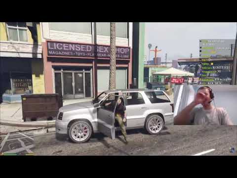 Папич издевается над котом в гта 5