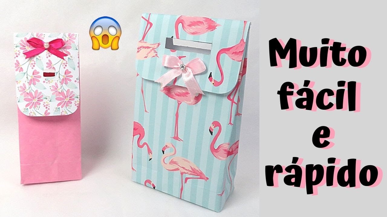 Como fazer sacolinha de papel para presentes, lembrancinhas, produtos etc | Pricity