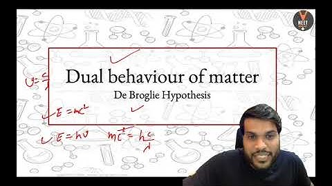 dual behavior of matter class 11 chemistry