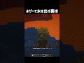 ネザーで水を出す裏技 #shorts #マイクラ #マインクラフト
