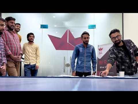 A fun game inside the studio