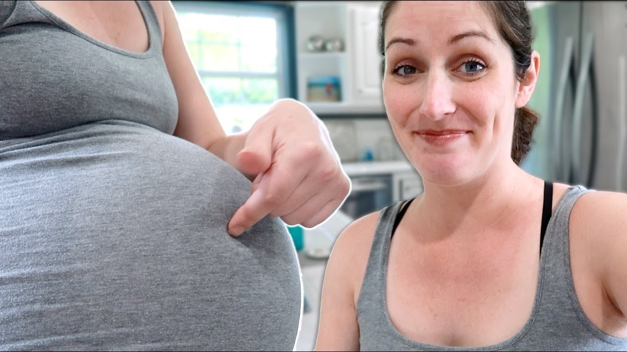 Very Pregnant Belly Video