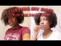 CUTTING MY OWN HAIR FOR FIRST TIME!!! HORRIFIC TO WATCH 😱💔