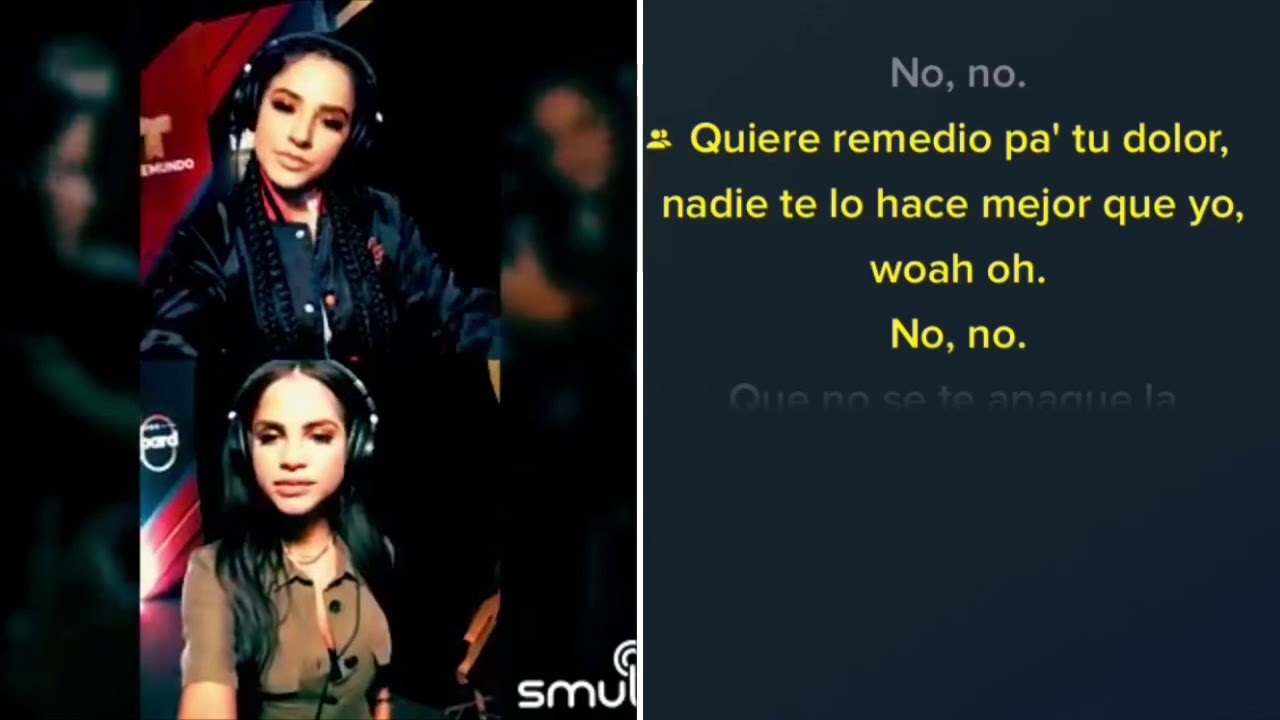 Sin Pijama Karaoke a dúo con Becky G