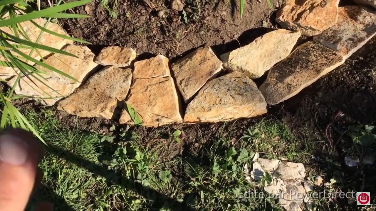 TUTO CONSTRUCTION d’une jardinière en pierre sèche véritable / build a dry stone planter