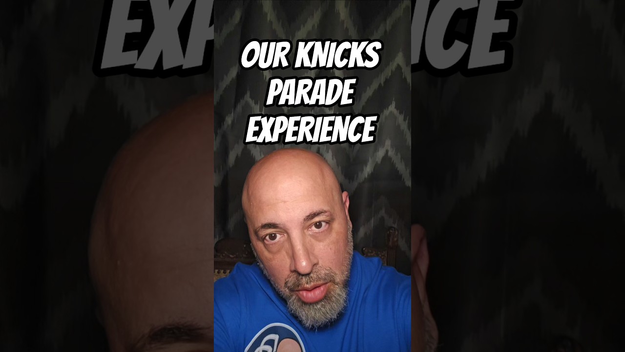 OUR KNICKS PARADE EXPERIENCE #knicks #parade #newyork #danregancomedy