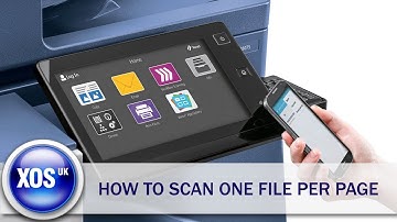 How to Scan a File Per Page on a Xerox MFP Altalink