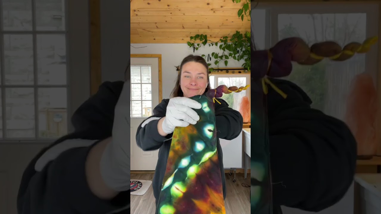 Have you ever tried ice dyeing? Follow for more ice dyeing magic.