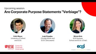 Are corporate purpose statements "verbiage"?