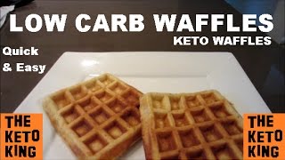 Low Carb Waffles Keto Waffles Quick Easy Low Carb Breakfast Delicious