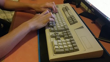 IBM Terminal Model M (Buckling Springs) Typing Sounds [ASMR]