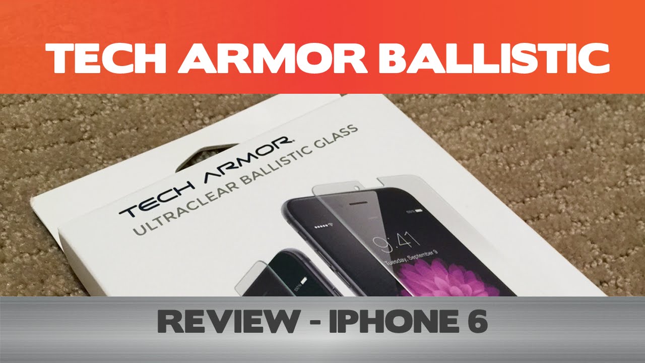 tech armor ballistic screen protector iphone 6s plus review