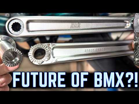 Installing The Future Of BMX Cranks?? RNC Hirth Joint Cranks