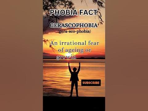 PHOBIA FACT Do You Suffer from Gerascophobia? 🤯 See description for