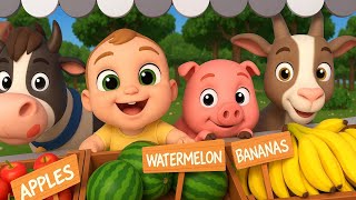 Fruit Time Feeding Animals Apples & Bananas