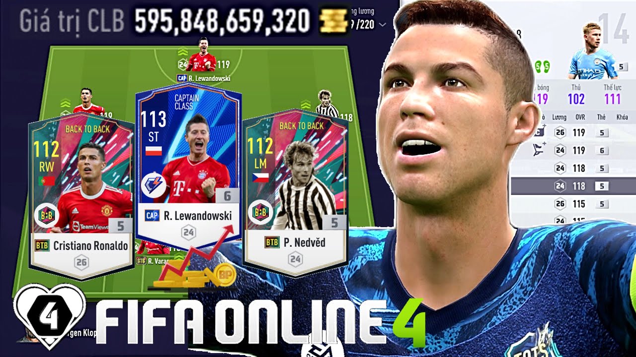 600 Tỷ Bay Màu ILF Xây Dựng Siêu Đội Hình QUỐC DÂN Khủng Nhất FO4: RONALDO, LEWAN, NEDVED, BRUYNE