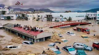 Turkey Underwater Violent Flash Floods Swallow Havza After Black Sea Storms