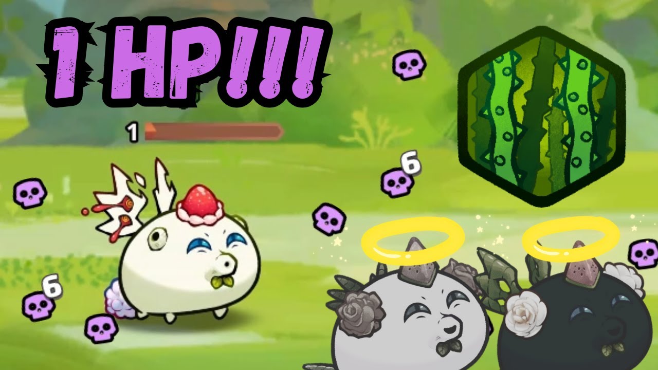 1HP | 1 vs 3! ft. Jungle Nightmare | POISLEEP #6 | Axie Infinity Origins Season 12 Mystic Era