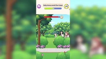 Tricky story level 43 Help Anna to avoid traps solution 
