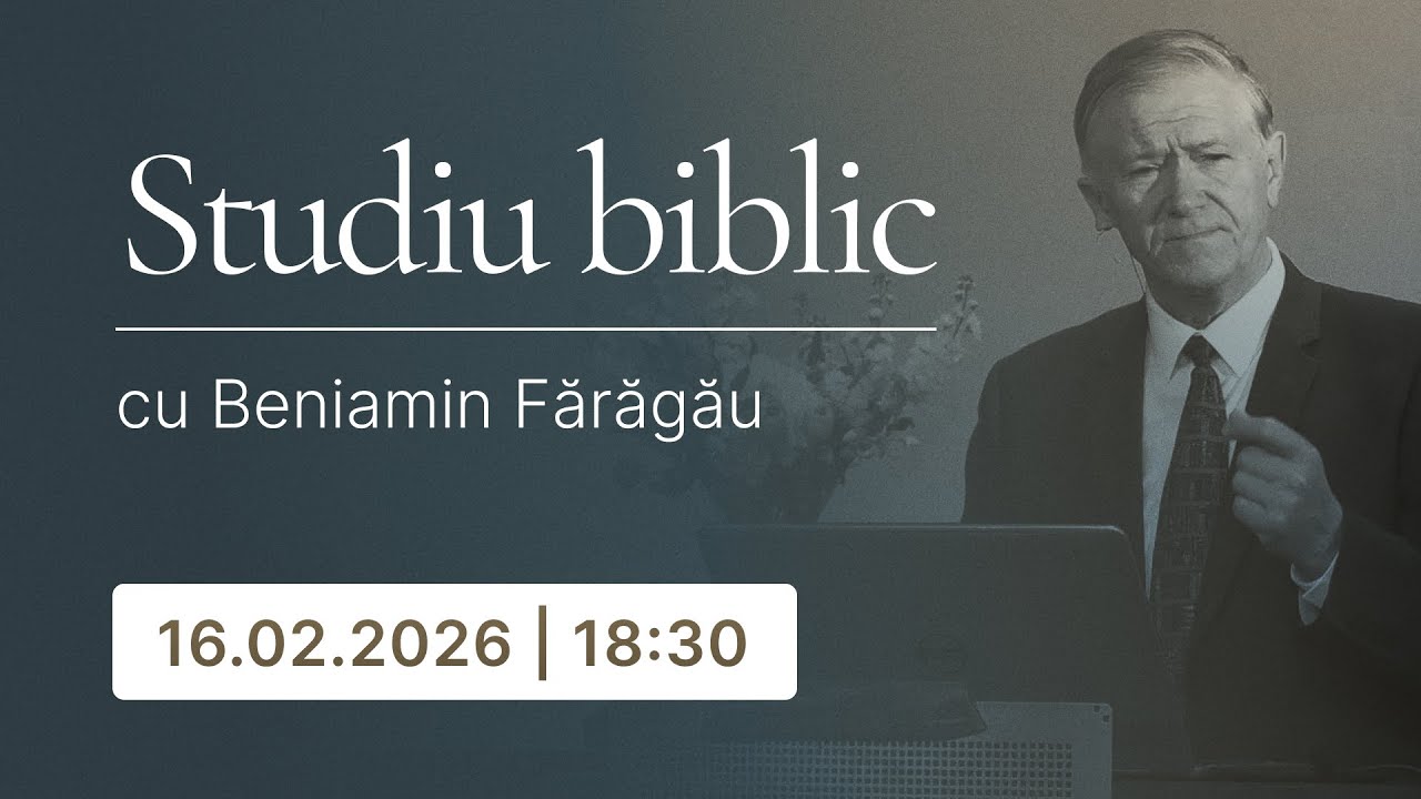 Studiul de luni seara |  Evrei cap. 7-8 - Melhisedec Acesta | Biserica Iris 16.02.2026