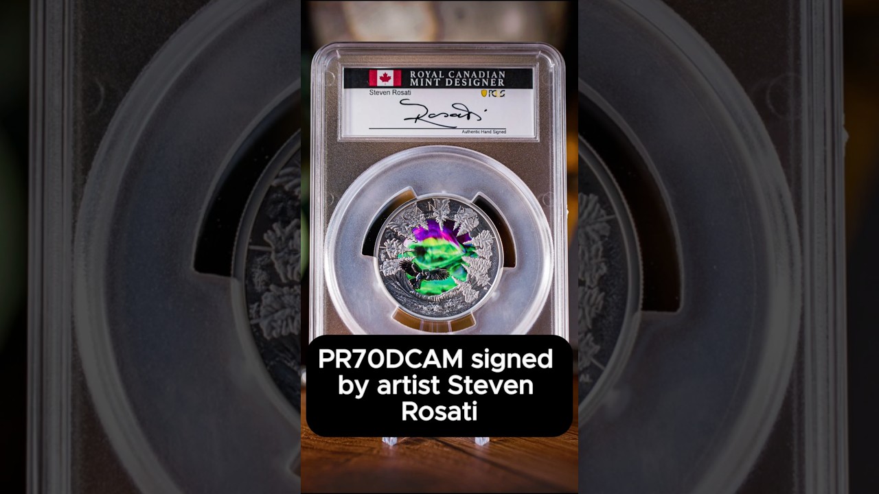 🌌 You WON'T BELIEVE This Coin! | Northern Lights 2oz Silver (PR70DCAM Rosati Signed!) ✨