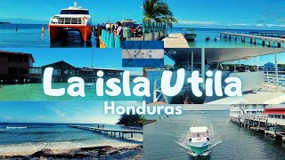 La isla UTILA Honduras!  recorrido