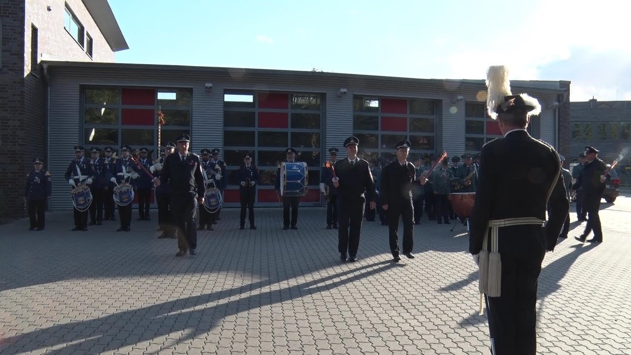 Großer Zapfenstreich beim Bürgerschützenverein 1952 Kellen