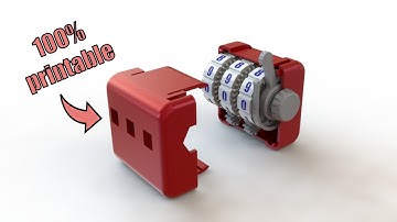 Mechanical Counter with ONLY printed Parts!