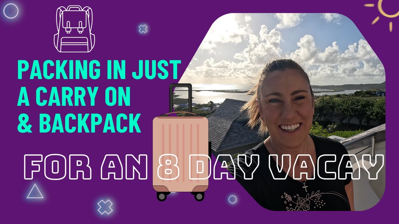 Как легко собрать вещи для следующего отпуска, используя только ручную кладь и рюкзак! 8 дней на ...
