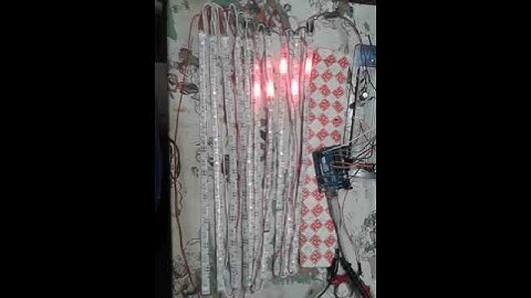 scritta scorrevole led neopixel