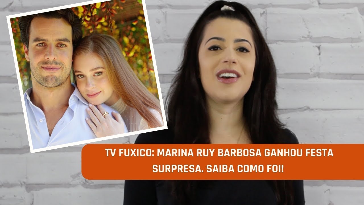 TV Fuxico: Tudo sobre a festa surpresa de Marina Ruy Barbosa para o maridão