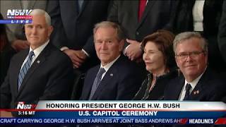 FULL CAPITOL CEREMONY: President George H.W. Bush Lying In State