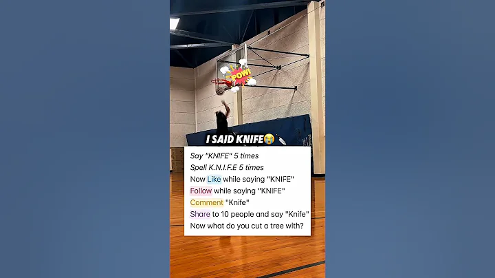 What do you cut a tree with?! 🤔 #shorts #explore #trending #fyp #viral #basketball #relatable #nba