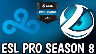 Cloud9 vs luminosity ESL Pro League Season 8 Highlights CSGO - Inferno