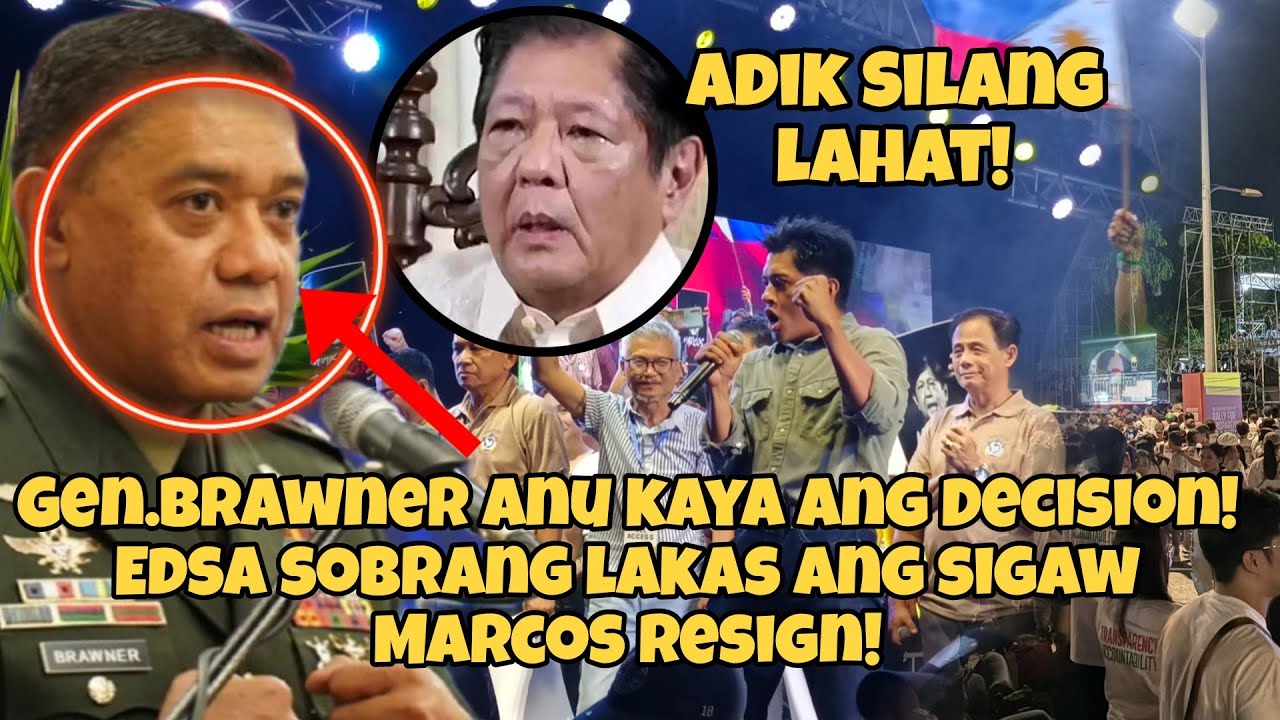 Confirm na! BBM bangag noon bangag ngayon! Imee Kumanta na! EDSA Rally Marcos Resign Ang Sigaw!