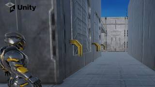 Making a level for a third person sci fi game in Unity part 3 roof and more