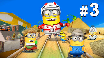 Despicable Me: Minion Rush - Gameplay Walkthrough (iOS, Android) CHAPTER 3 - ALL Mission