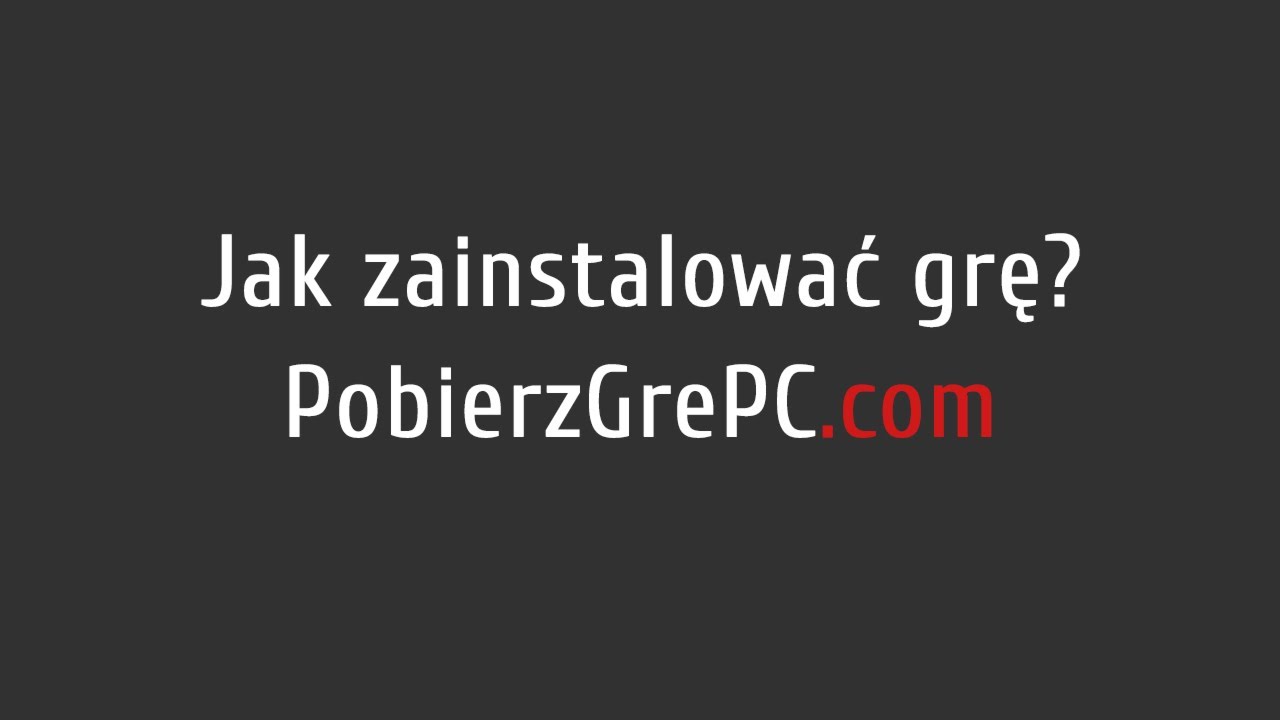 Jak zainstalować grę na komputer PC? - YouTube