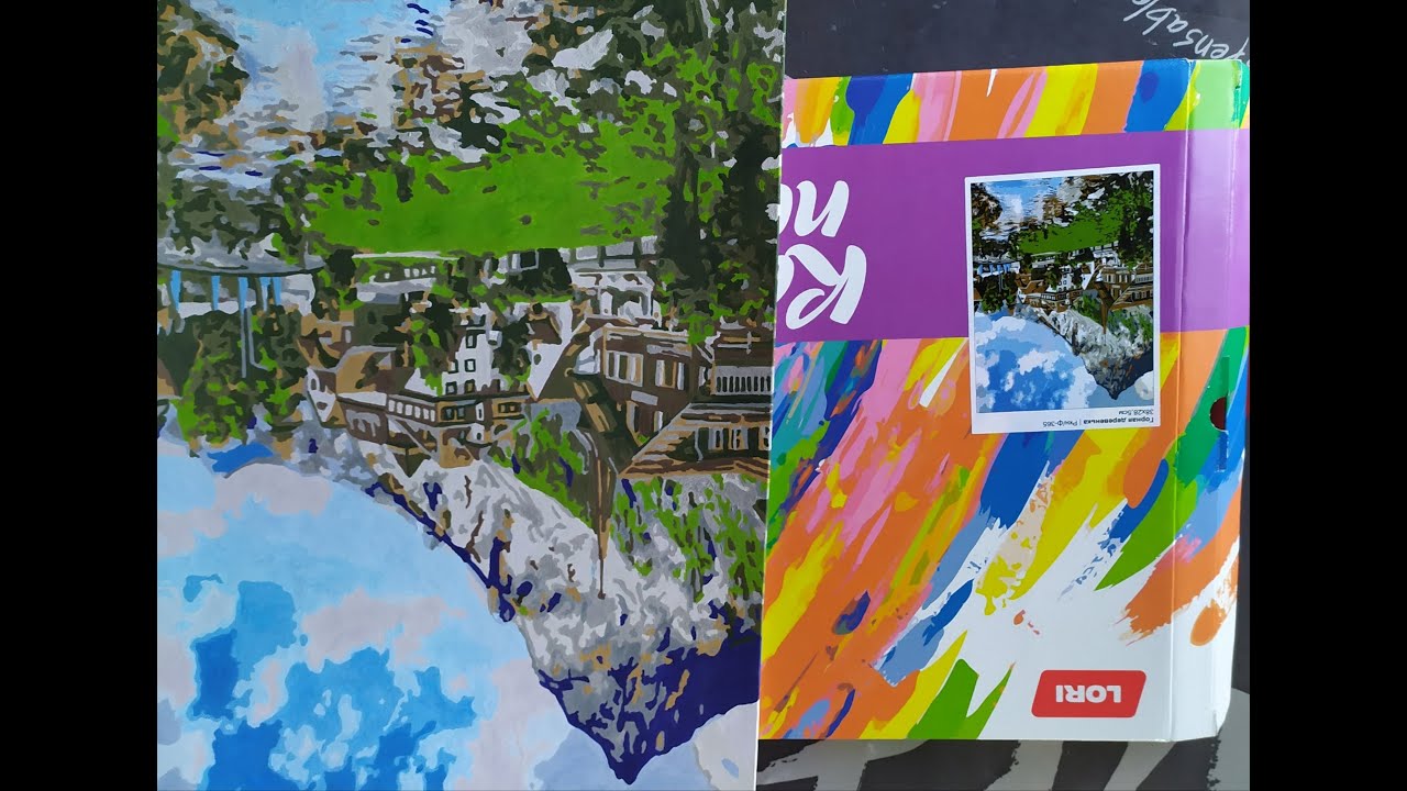 Картина наклейками по номерам фикс прайс