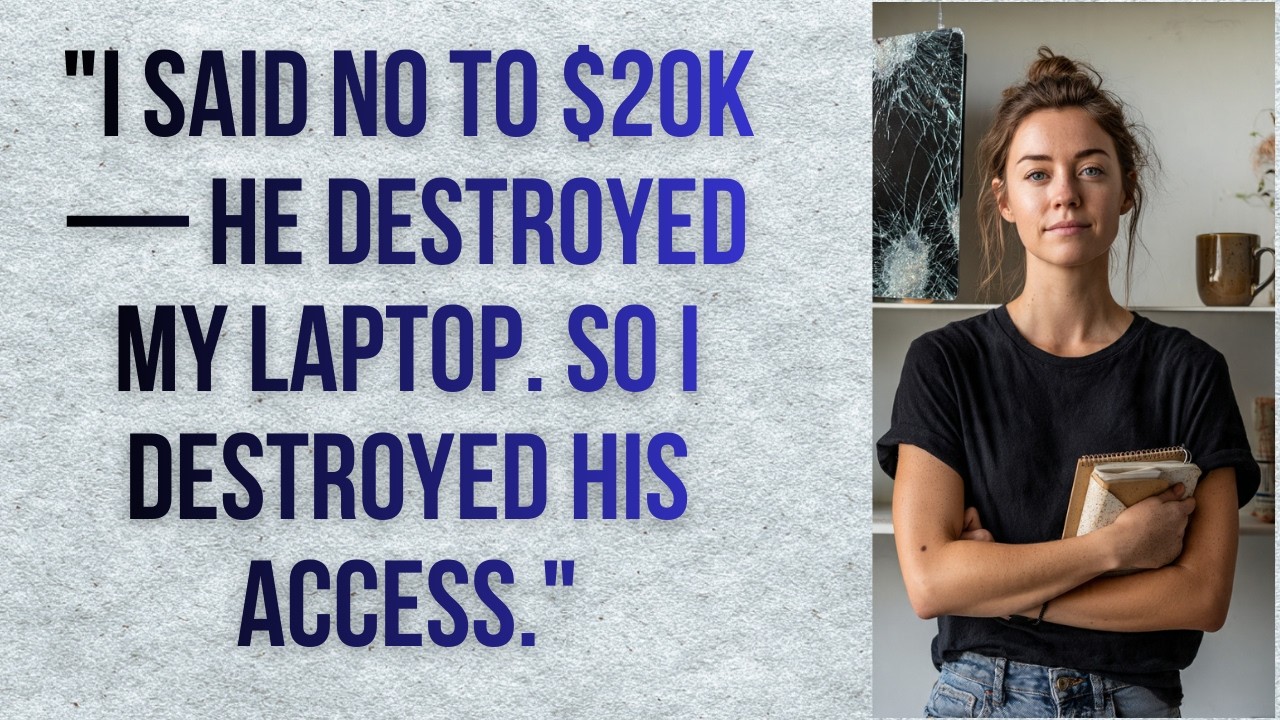 My Brother Destroyed My Laptop After I Refused Him $20K—So I Shut Him Out