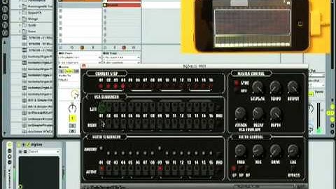 chromedecay studio look: TouchOSC with Ableton Live and BigSeq
