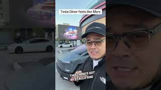 Tesla Diner makes me feel like I’m charging in the future. #fyp #viral #tesla #tesladiner